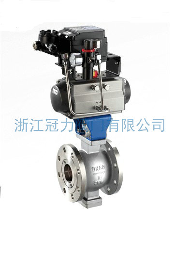 V型球閥：零部件少，使用操作方便！